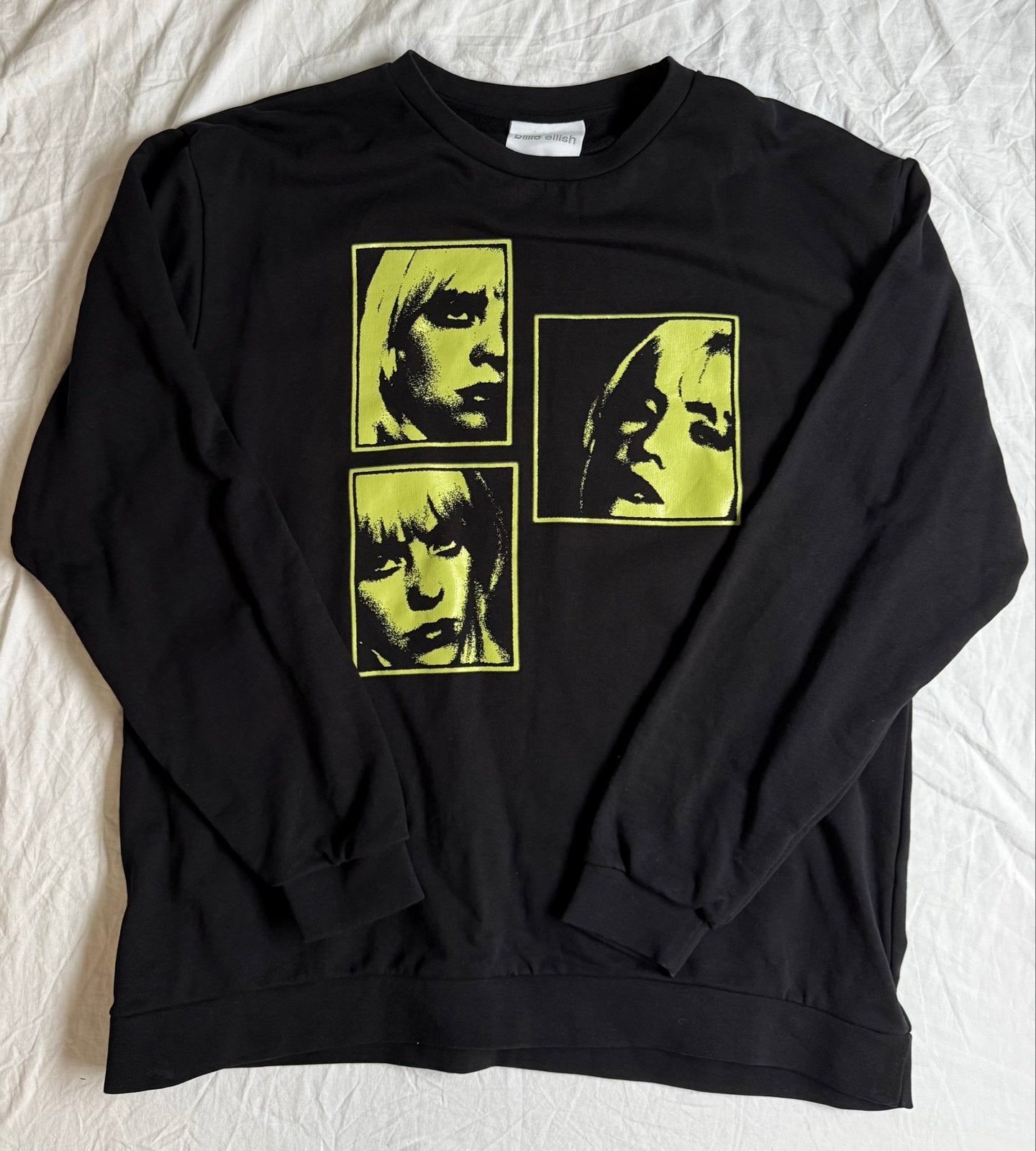 Billie Eilish Happier Than Ever The World Tour 2022 Sweater, Kleding | Dames, Ophalen of Verzenden, Nieuw, Maat 46/48 (XL) of groter