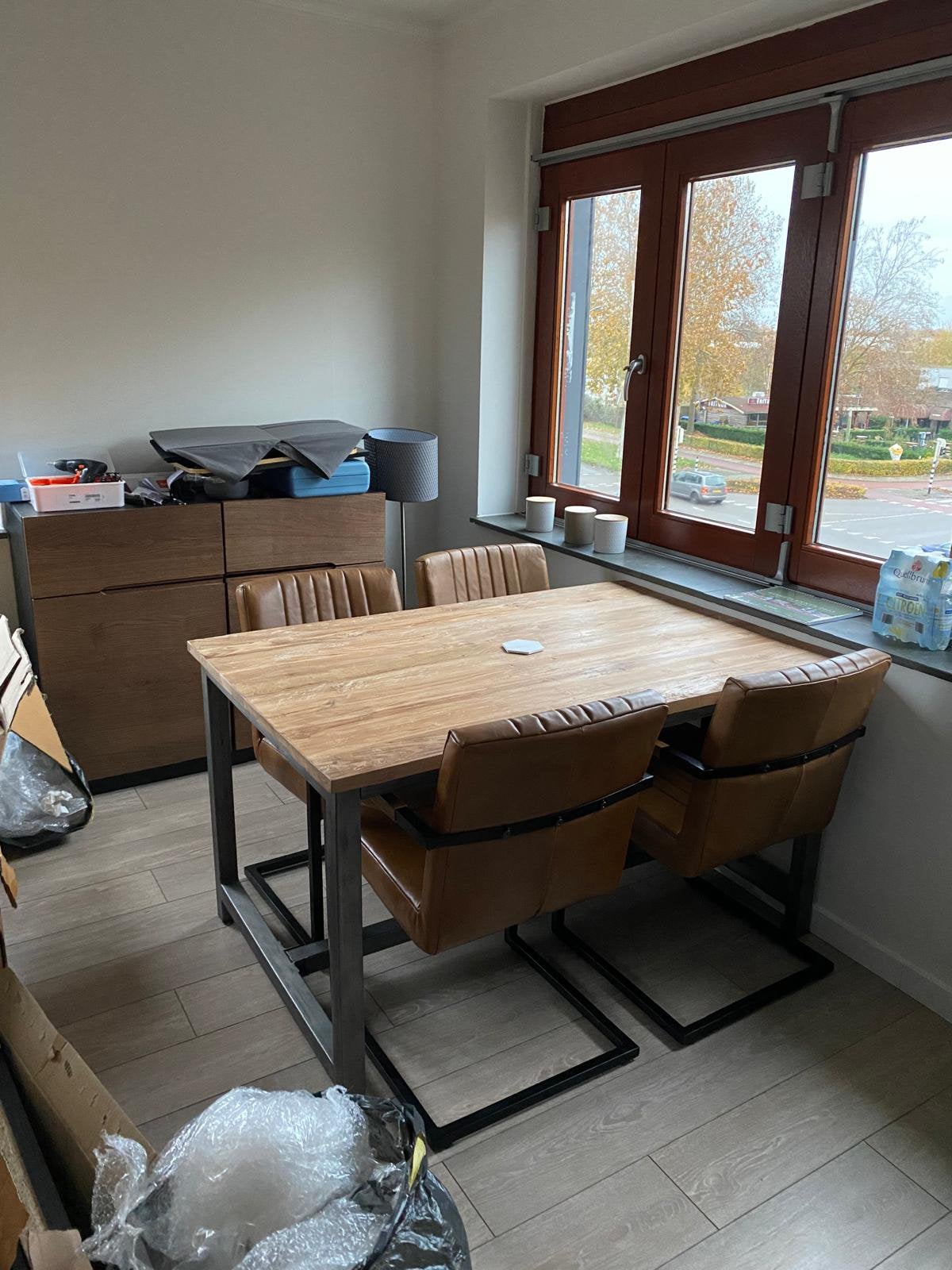 Eettafel Venetië 140 cm, Ophalen, Zo goed als nieuw, Rechthoekig, 100 tot 150 cm