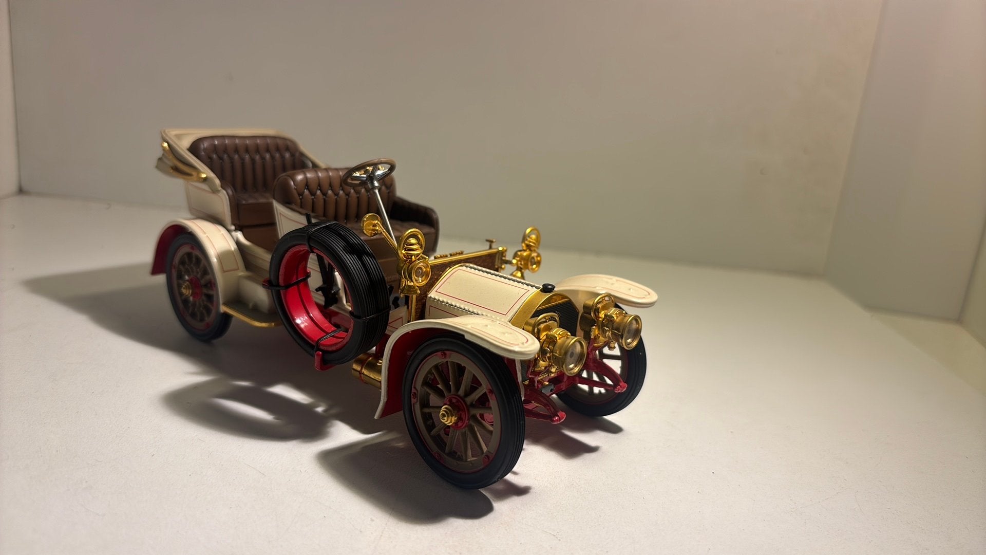 Mercedes simplex 1904 franklin mint 1.24, Overige merken, Ophalen of Verzenden, A, A