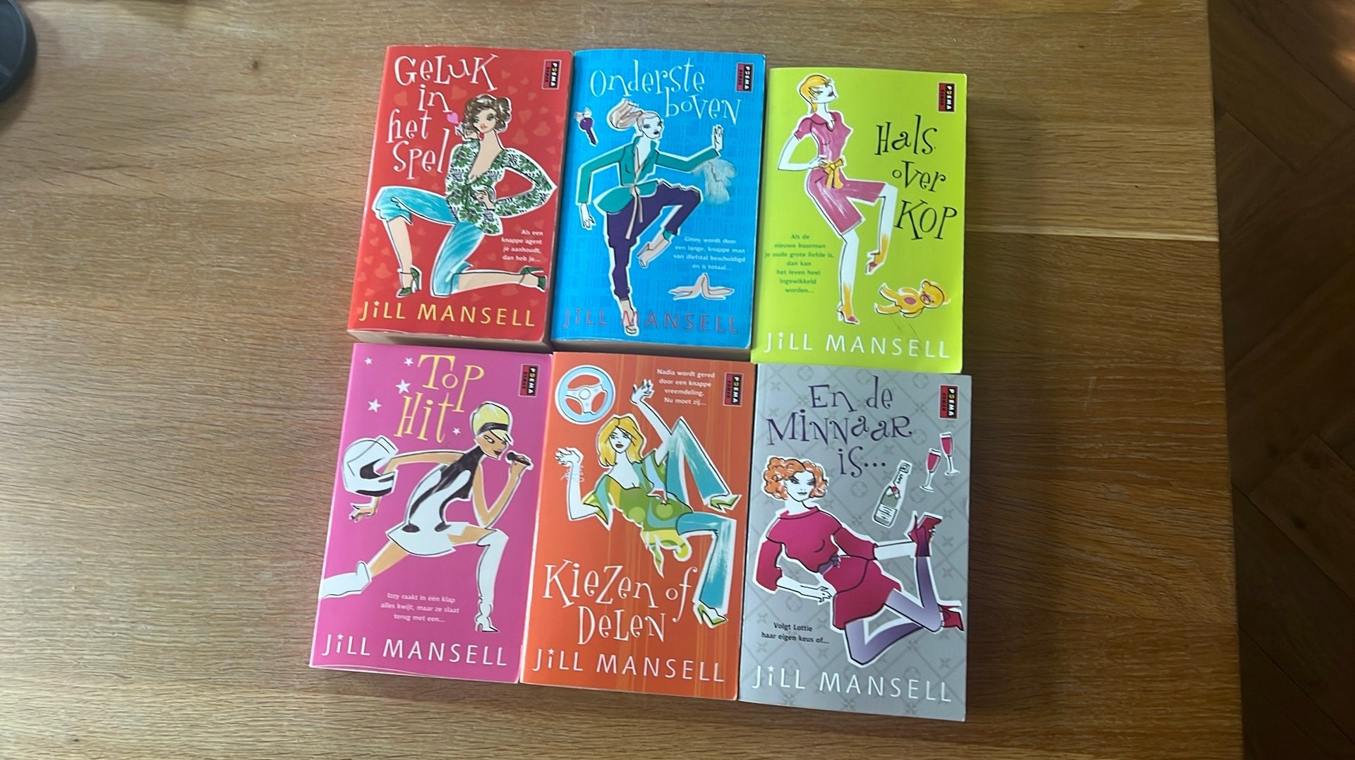 6 x Jill Mansell pockets, Ophalen of Verzenden, Gelezen
