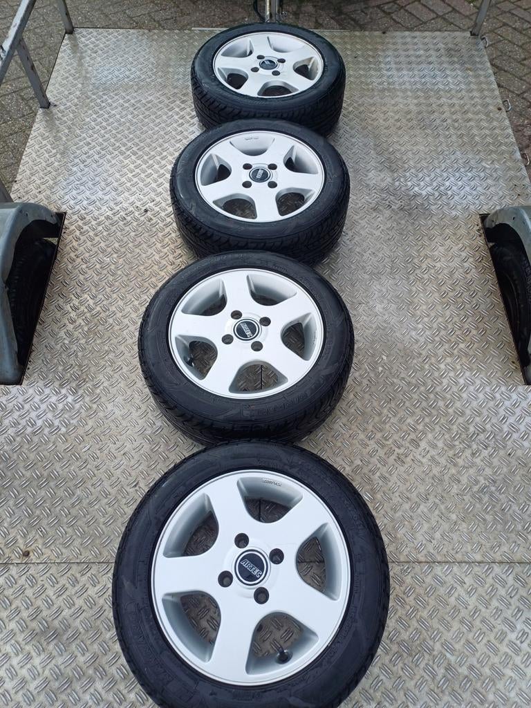 Velgen met nieuwe banden 14 inch Klaar voor montage!, 14 inch, Gebruikt, Banden en Velgen, Personenwagen