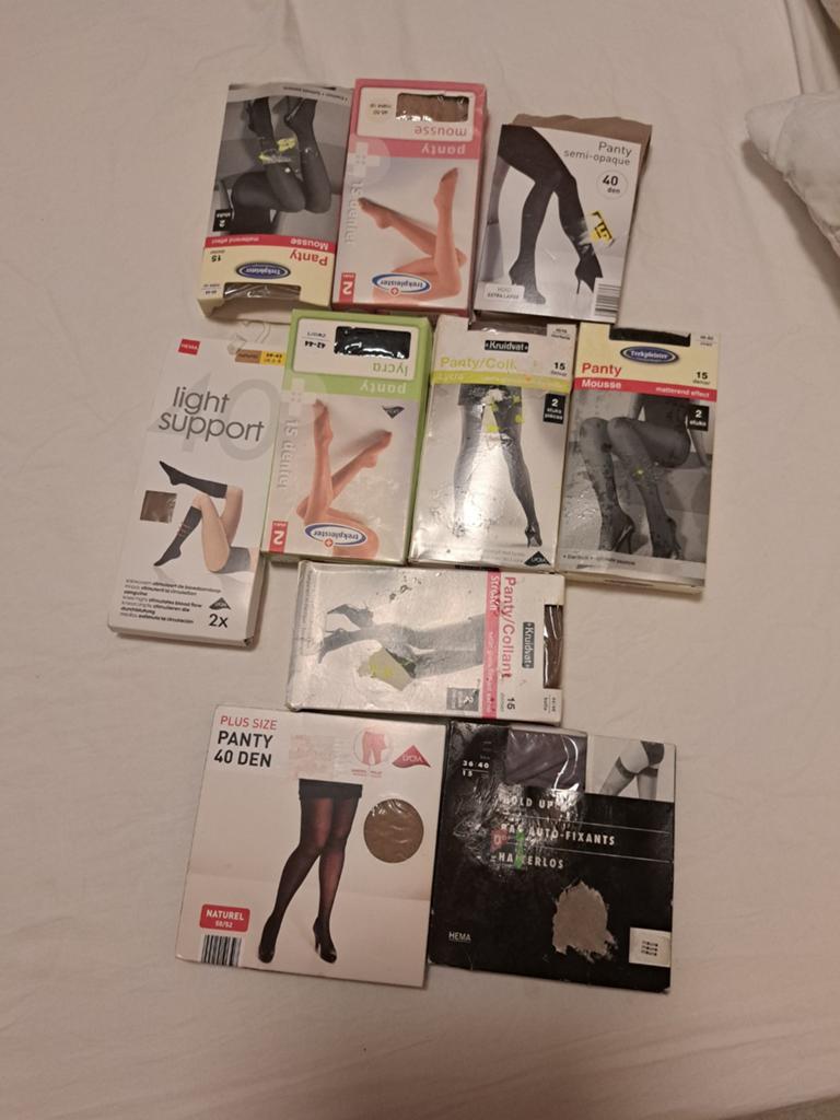 Diverse Panty's en Kousen - Nieuw in Verpakking, Zwart, Diverse, Nieuw, Overige maten