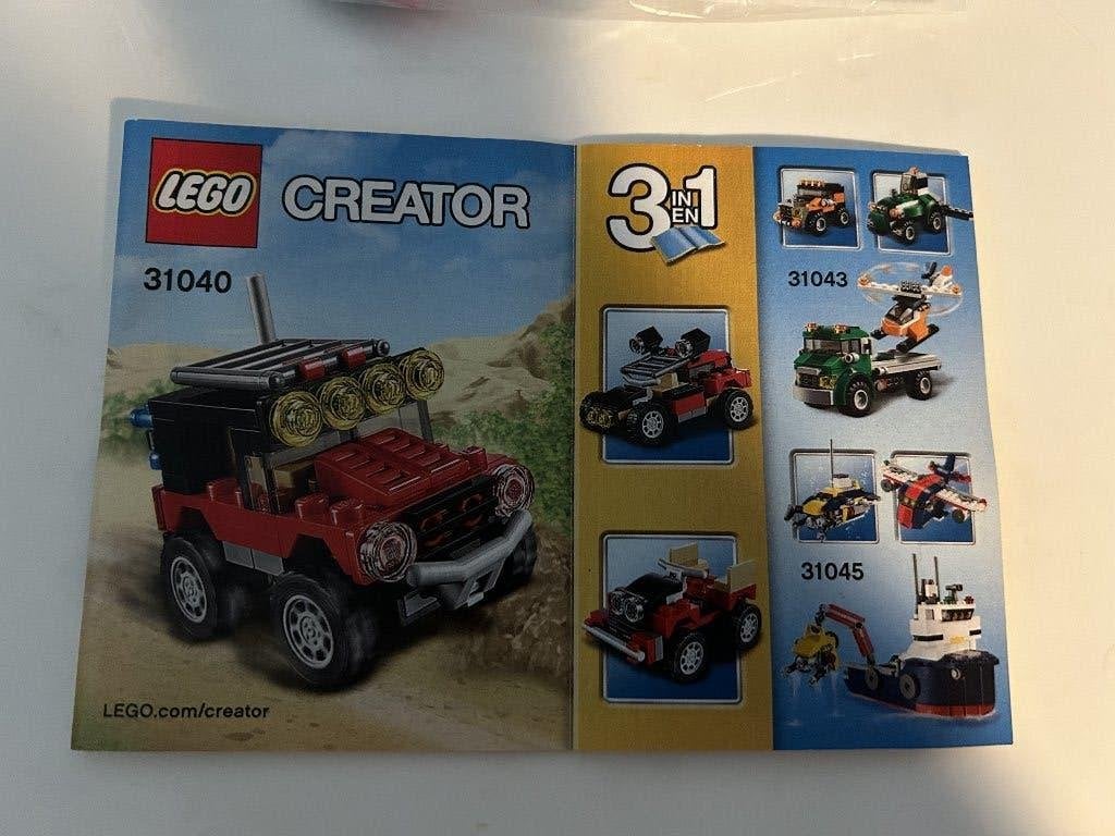 Lego Creator 31040 Desert Racers 3-in-1, Gebruikt, Lego, Compleet, Ophalen of Verzenden