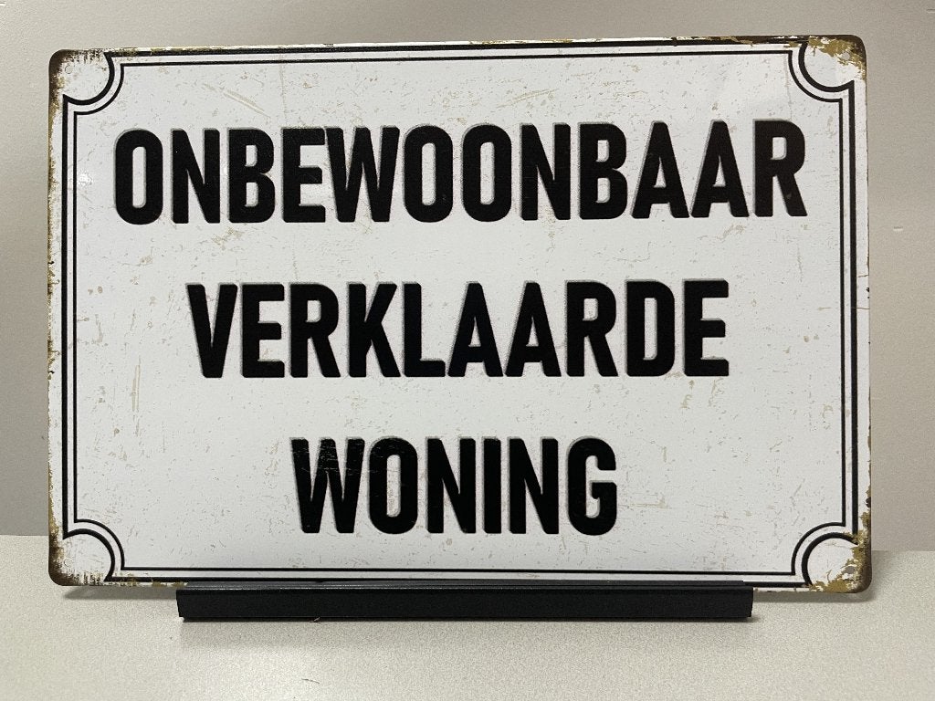 Onbewoonbaar verklaarde woning  (Old Look), Ophalen of Verzenden, Www.pand50.nl, Info@pand50.nl, Printer 29B Coevorden