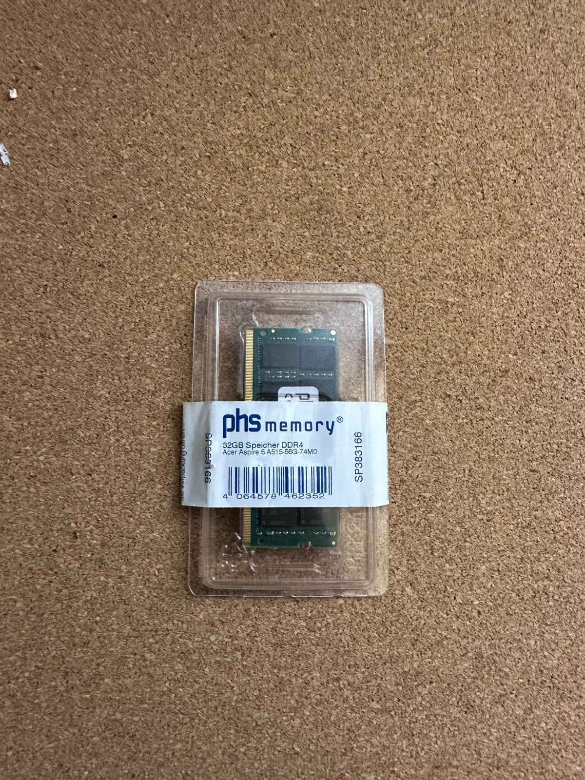 Nieuwe PHS memory 32GB DDR4 RAM voor Acer Aspire 5, Computers en Software, 32 GB, ., DDR4, Nieuw