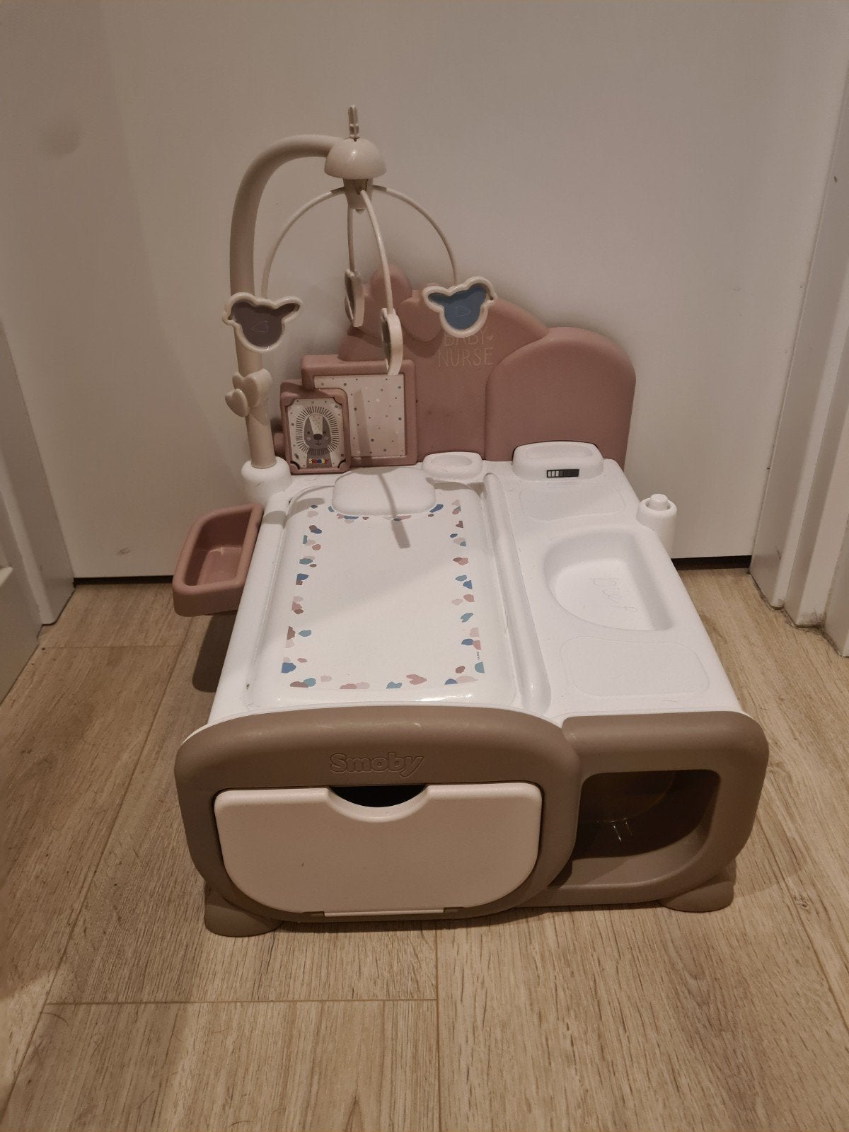 Smoby Baby Nurse met bedje., Overige merken, Gebruikt, Overige typen, Ophalen of Verzenden