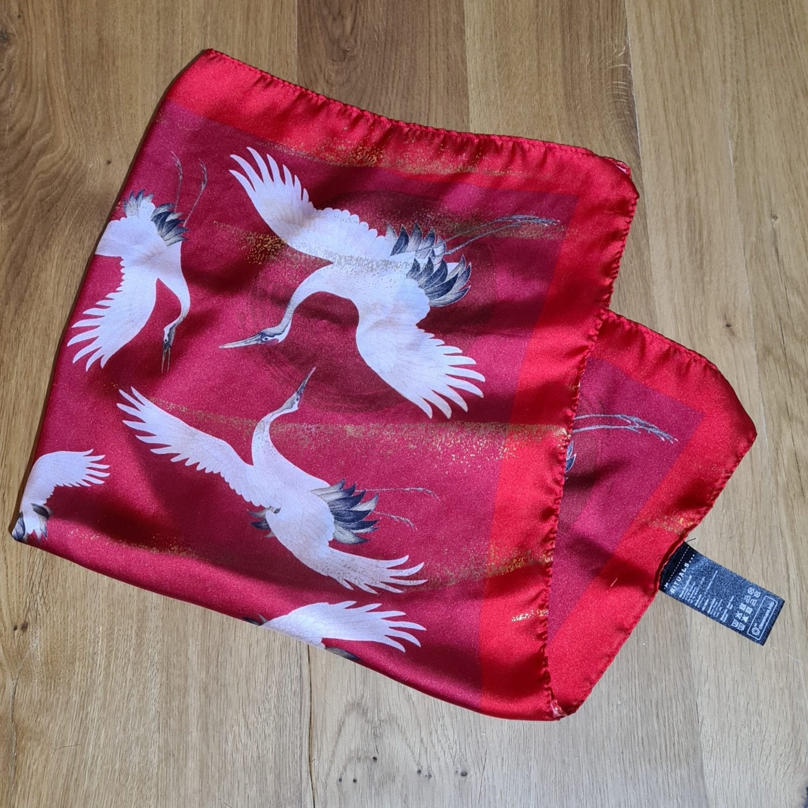 Rituals sjaaltje Tsuru rood, Ophalen of Verzenden, Zo goed als nieuw, Maat 38/40 (M), Sjaal