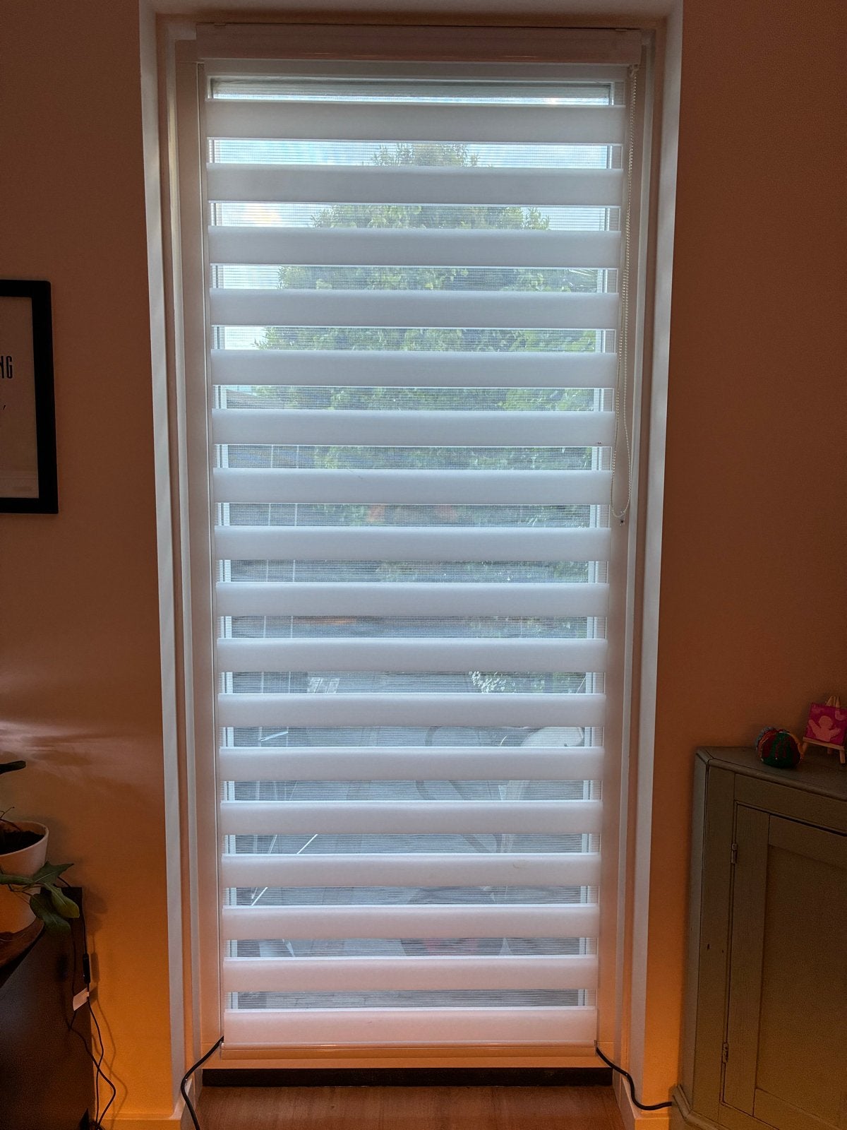Duo rolgordijn wit 90 x 240 cm, Ophalen of Verzenden, Zo goed als nieuw, Wit