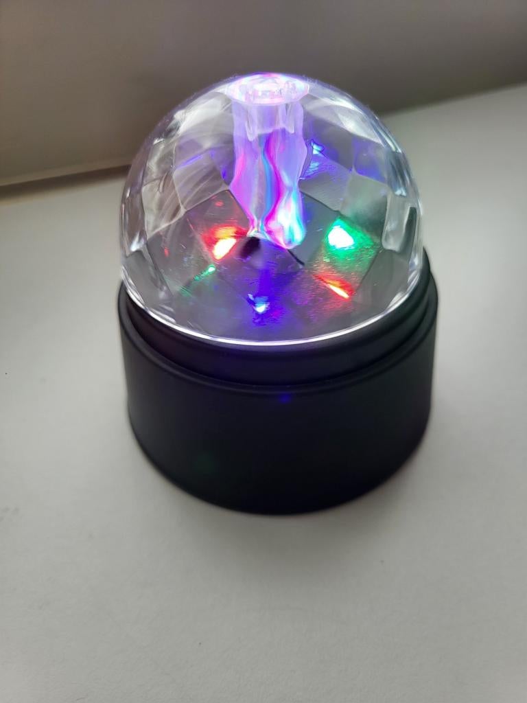Leuke draaiende led-feestlamp, 9x8 cm, Ophalen of Verzenden, Nieuw