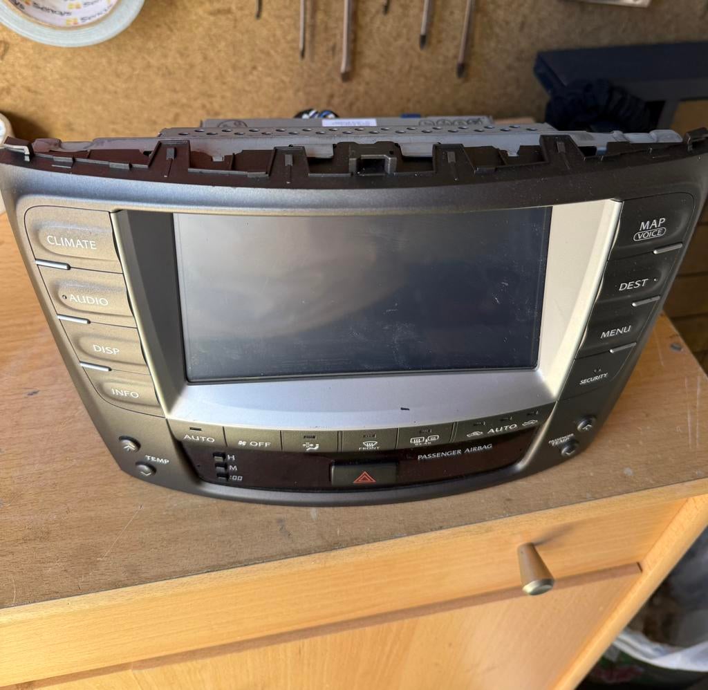 Lexus IS 250 Originele Radio Navigatie met Achteruitrijcamer, Auto diversen, Ophalen of Verzenden, Gebruikt