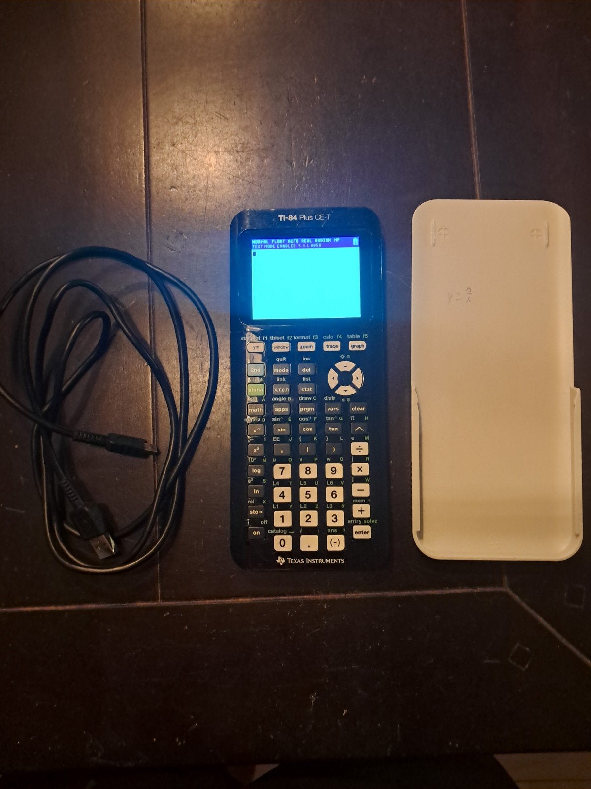 TI-84 Plus CE-T grafische rekenmachine, Ophalen of Verzenden, Grafische rekenmachine, Zo goed als nieuw