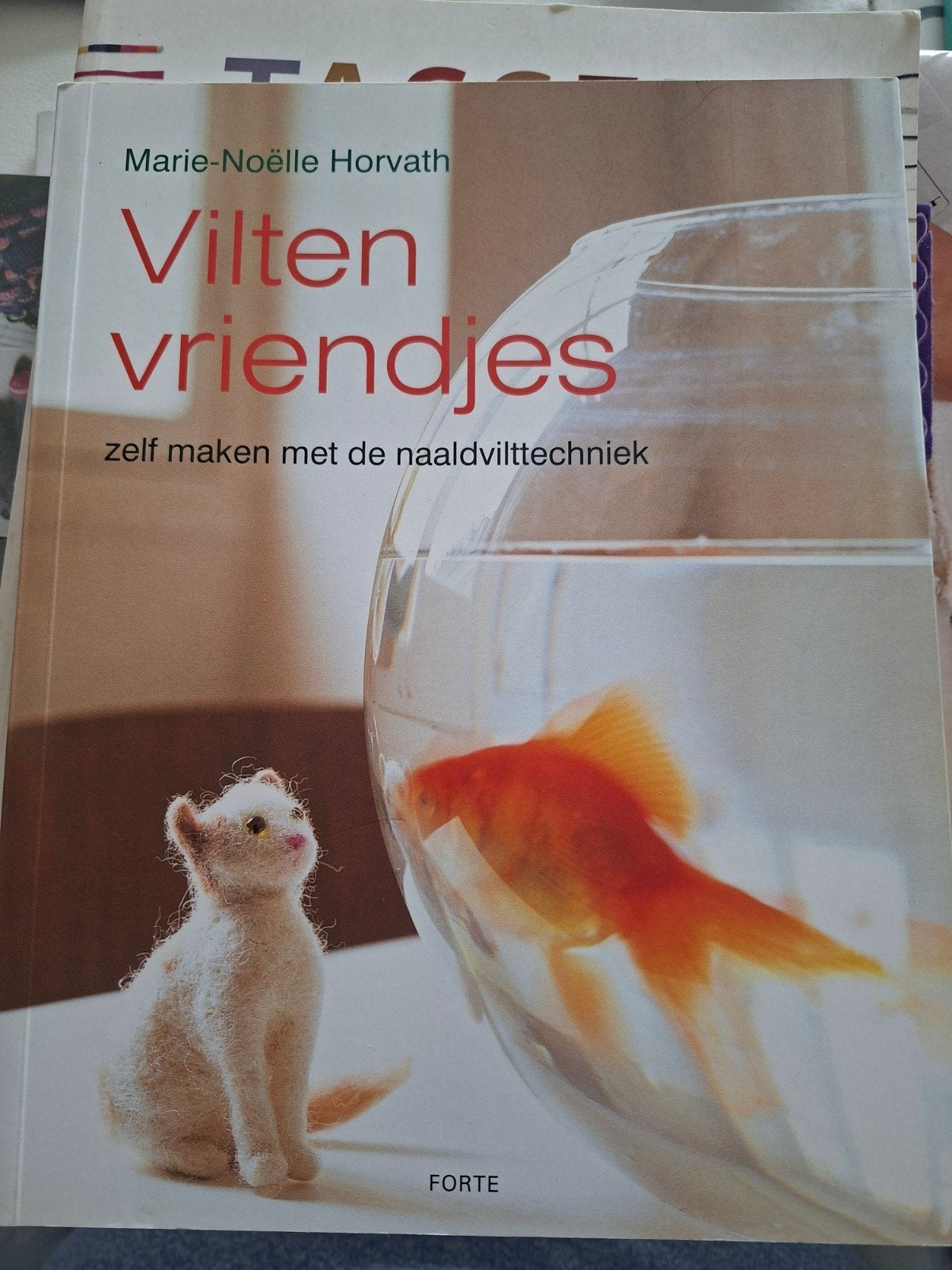 Vilten vriendjes: zelf maken met de naaldvilttechniek, Ophalen of Verzenden, Zo goed als nieuw, Overige onderwerpen, Marie-Noëlle Horvath