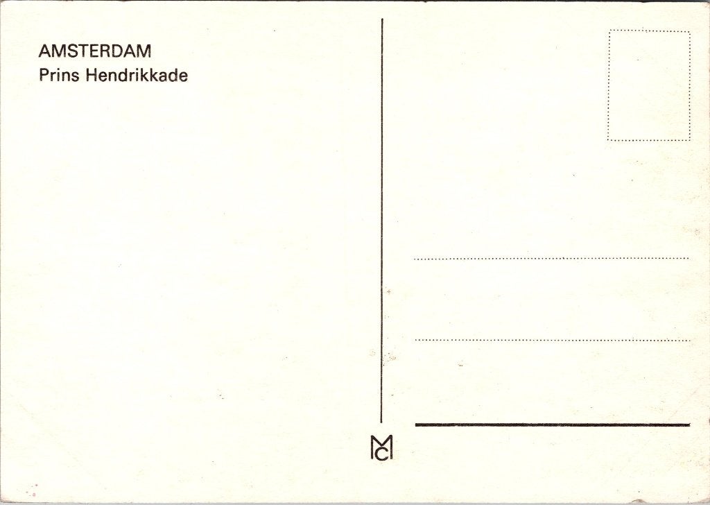 Amsterdam Prins Hendrikkade - 12 vintage ansichtkaarten, Ophalen of Verzenden, 1960 tot 1980, Ongelopen, Noord-Holland