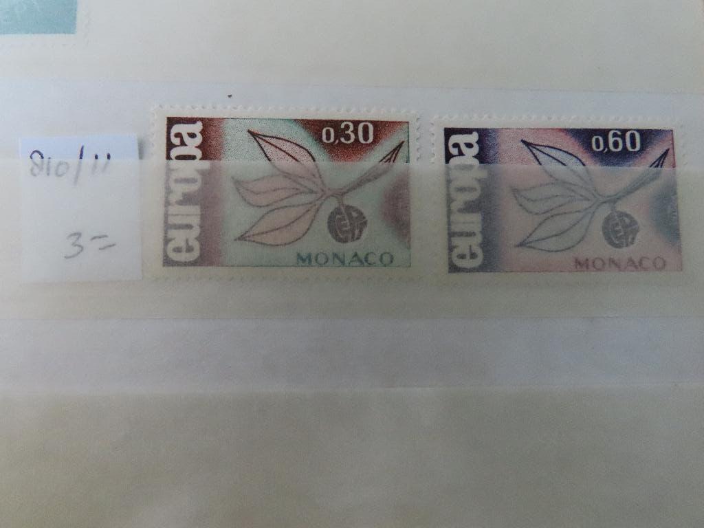 Monaco 810/11, Ophalen of Verzenden, Monaco, Postfris