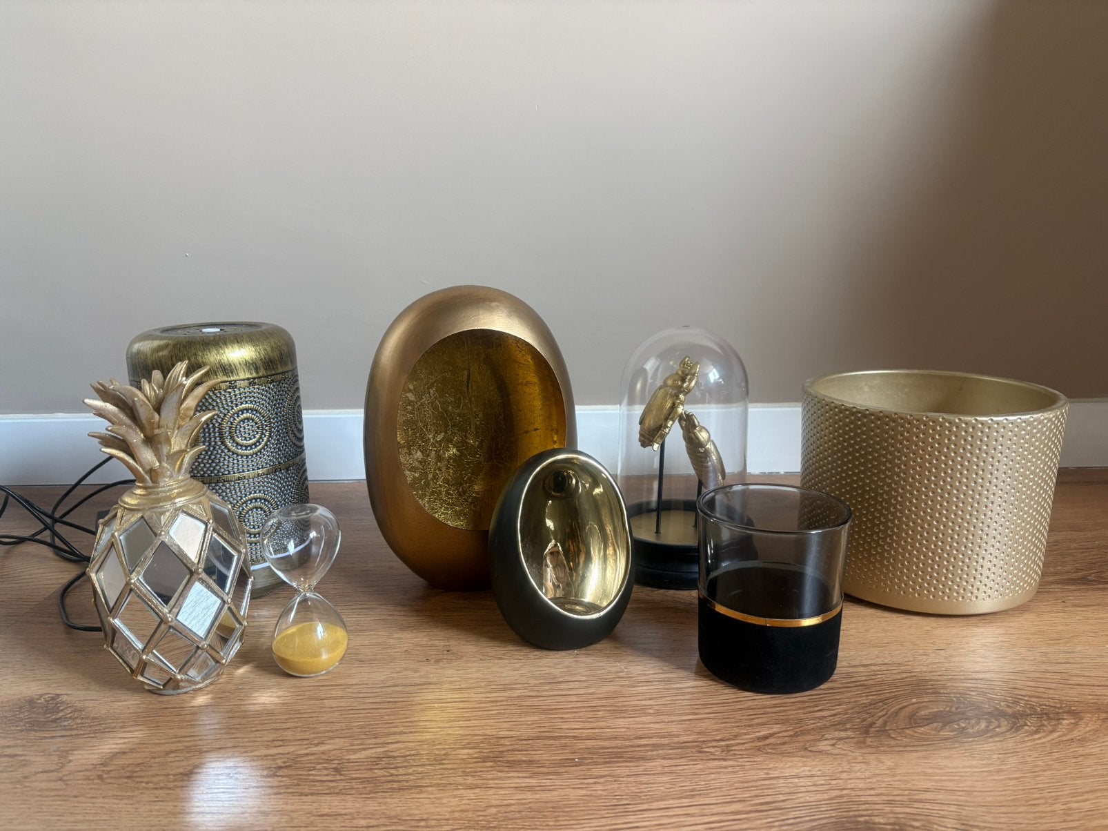Decoratie zwart/goud, Ophalen, Goud