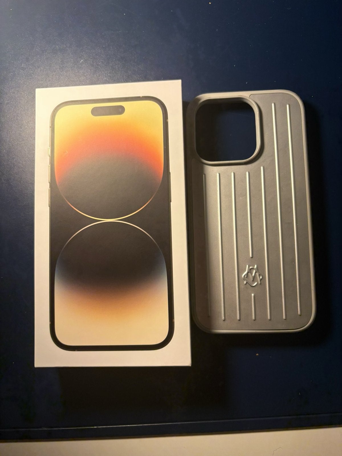 iPhone 14 Pro 128GB Goud met Rimowa hoesje, Ophalen of Verzenden, Goud, 128 GB, Gebruikt