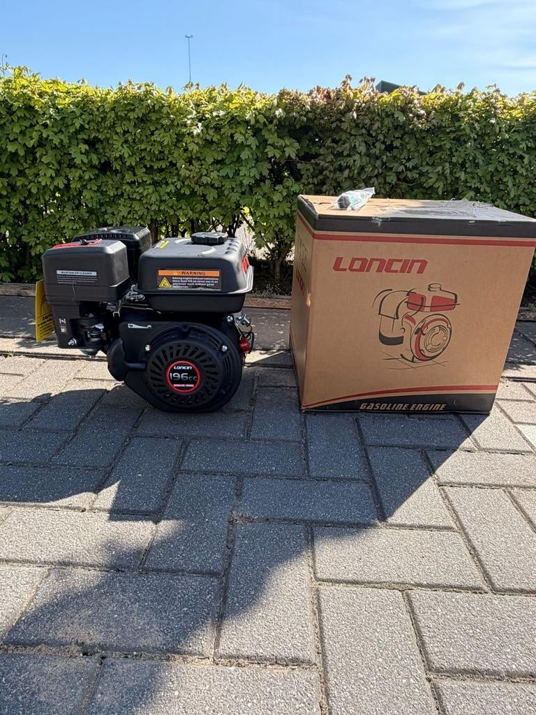Nieuwe Loncin Motor 196cc Benzine Motor - Ongebruikt, Ophalen, Nieuw