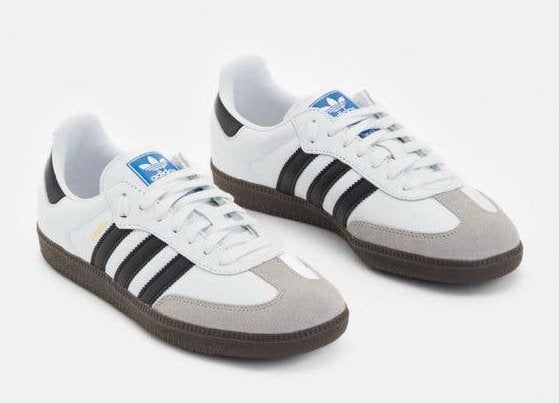 Adidas Originals Samba OG maat 40, wit-zwart, leer, NwStaat, Adidas, Wit, Ophalen of Verzenden, Sneakers of Gympen