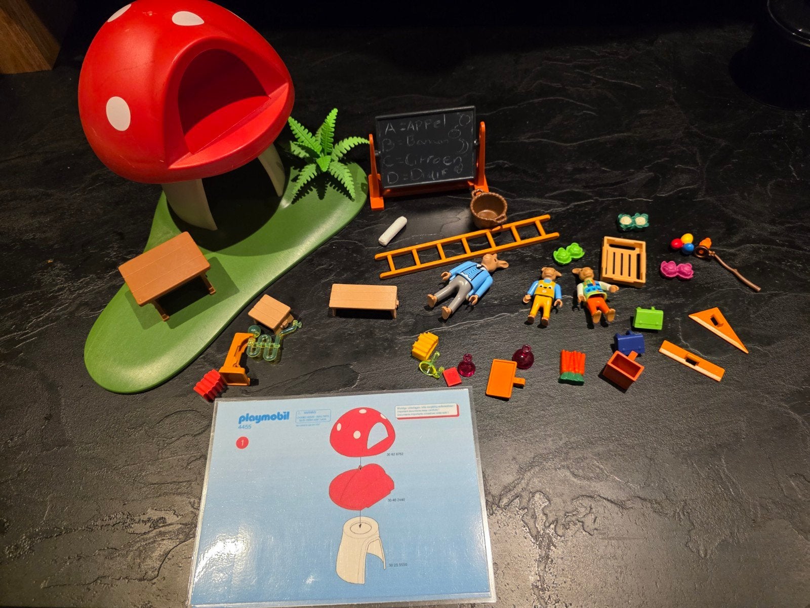 Playmobil 4455 Hazenschool compleet, Kinderen en Baby's, Gebruikt, Gebouw, Complete set, Ophalen of Verzenden