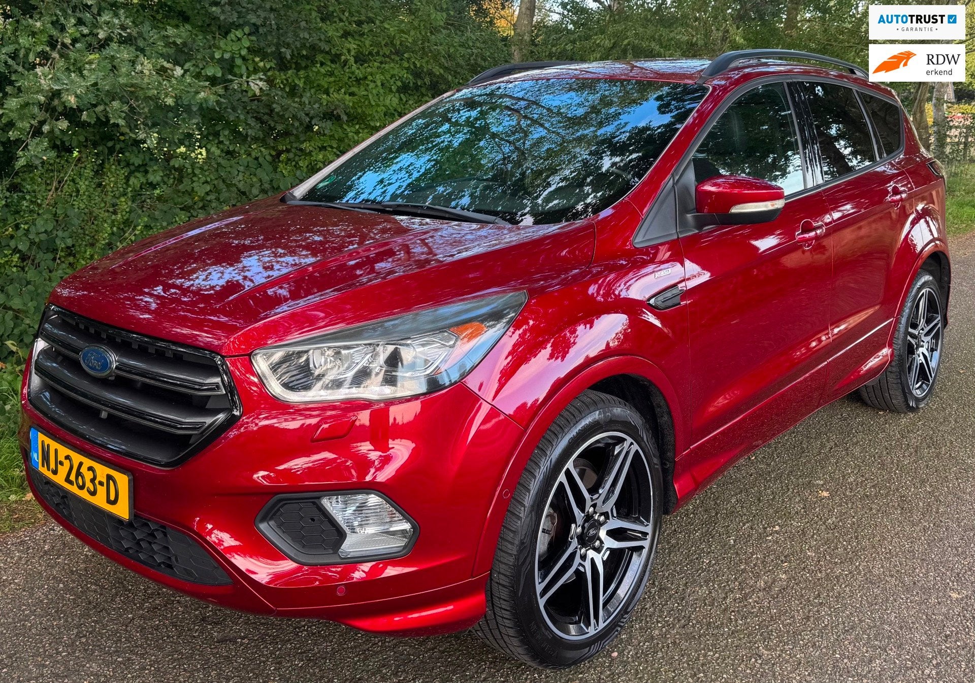 Ford Kuga 1.5 EcoBoost ST Line 2017 150PK NAVI CLIMA DAB+ TR, Auto's, Dealer onderhouden, 4 cilinders, Origineel Nederlands, Bedrijf