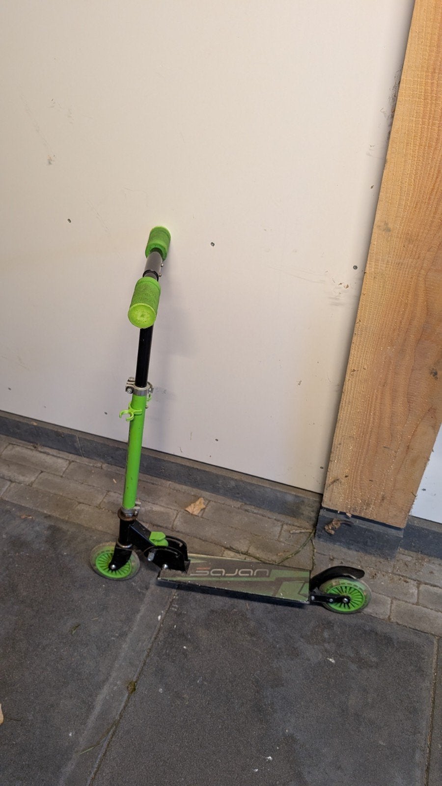 Sajon step - Groen en zwart, Fietsen en Brommers, Ophalen of Verzenden, Gebruikt, Gewone step, Sajon