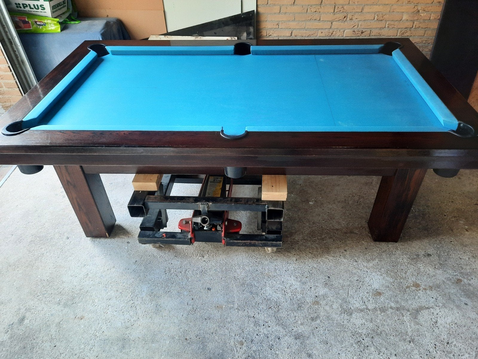 6ft competitie pooltafel (VERWARMD), Ophalen of Verzenden, Zo goed als nieuw, Pooltafel