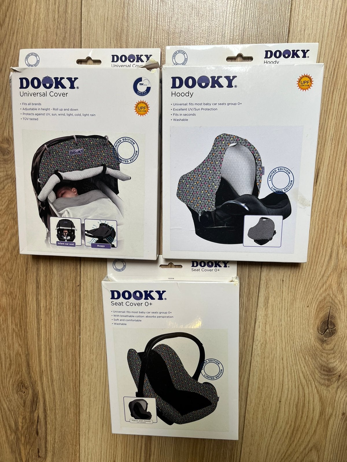 Dooky baby seat cover , hoody universal cover, Ophalen, Zo goed als nieuw, Overige merken