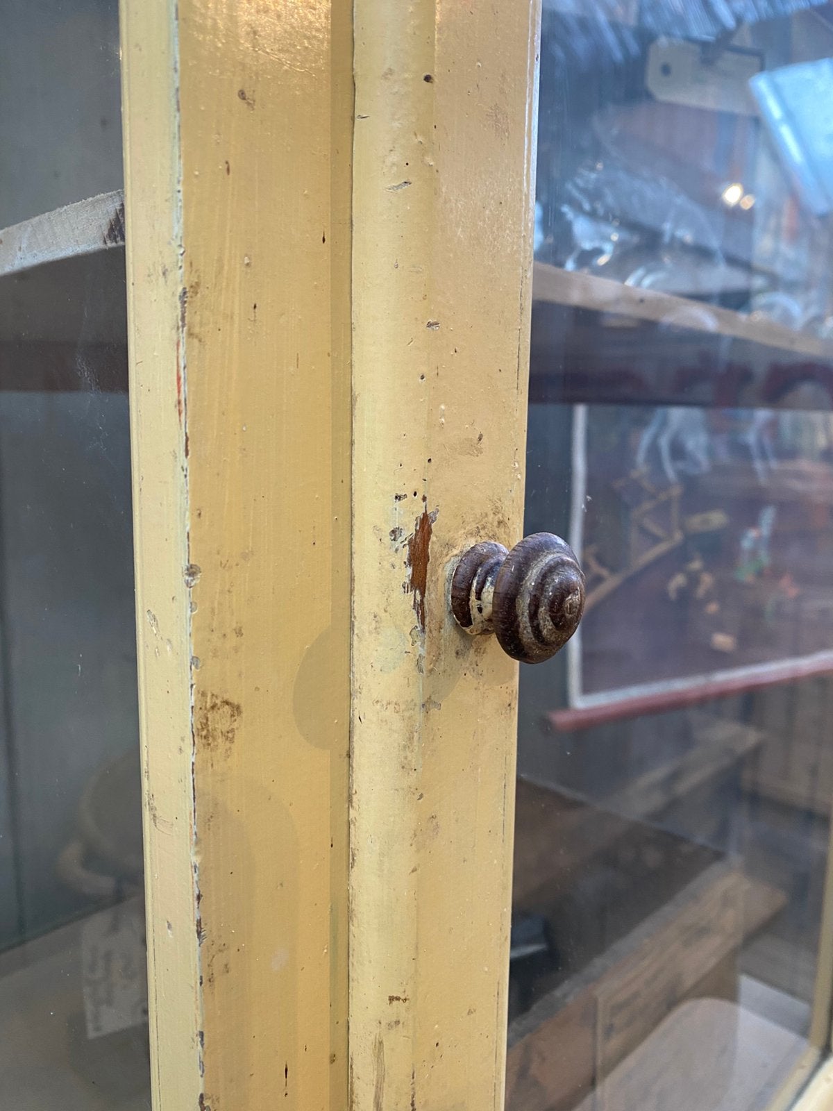 Frans brocante toonbankvitrine vitrine balievitrine, Ophalen