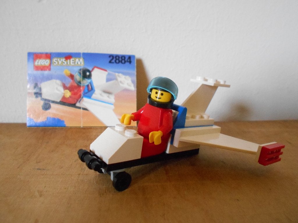 Lego 2884 microlight, vliegtuigje, Ophalen of Verzenden, Gebruikt, Complete set, Lego
