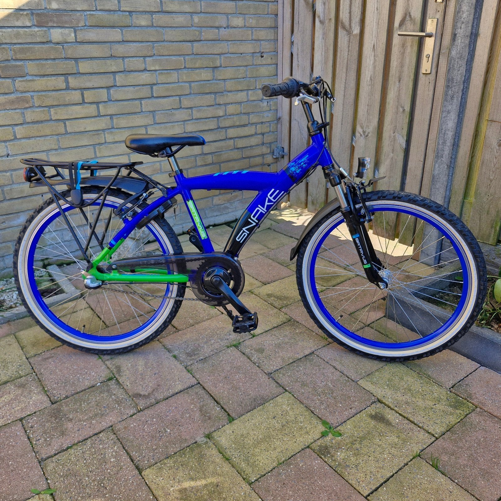 Mooie Batavus Snake, Ophalen, 24 inch, Velgrem, Versnellingen