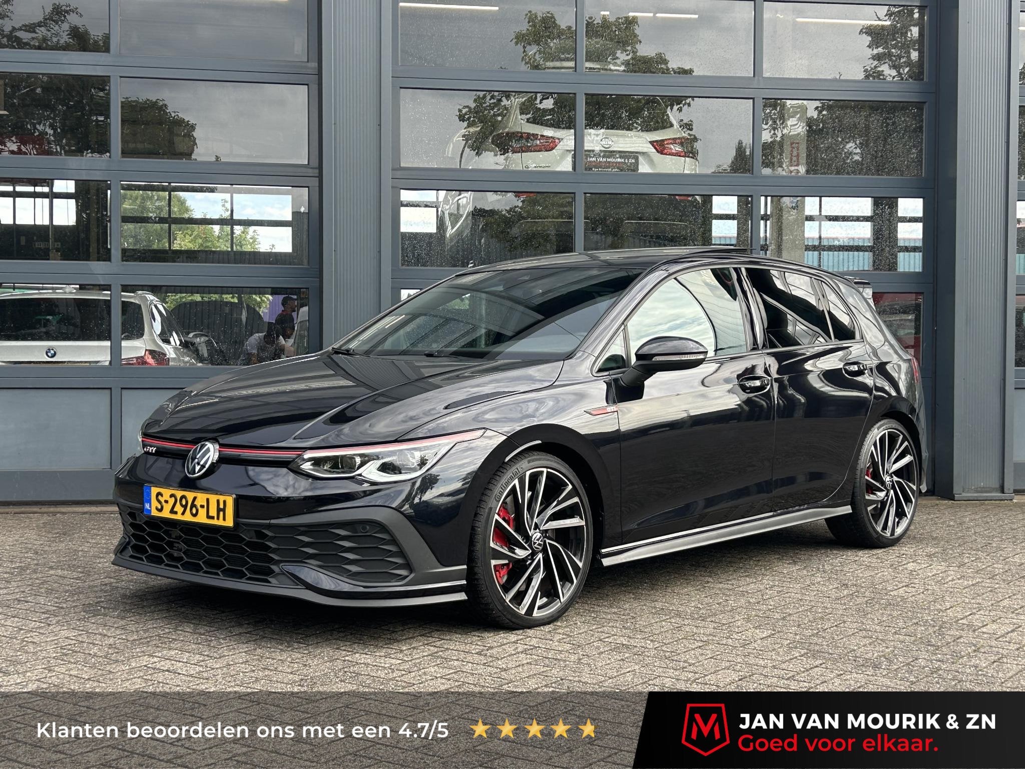 Volkswagen Golf 2.0 TSI GTI Clubsport | Panoramadak | Camera, Auto's, Gebruikt, 4 cilinders, Zwart, Golf