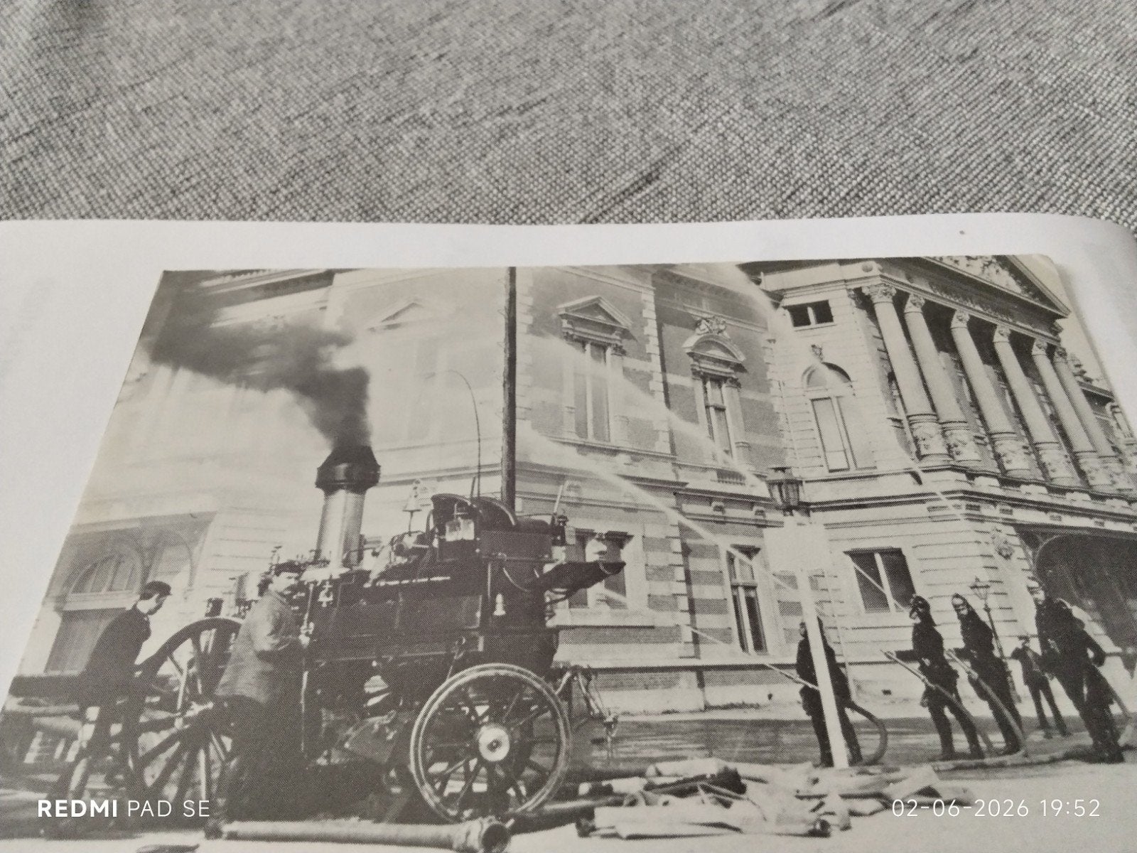 Oefenen brandweer Concertgebouw 1894 - ansicht., Ophalen of Verzenden, Voor 1920