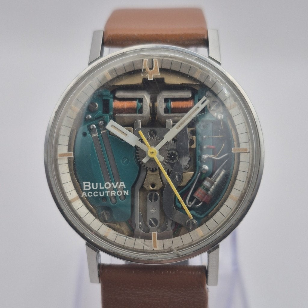 Bulova Accutron 214 Spaceview 1971 origineel stemvork, Ophalen of Verzenden
