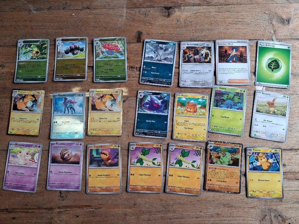 Pokemon kaarten, Ophalen of Verzenden, Gebruikt, Meerdere kaarten