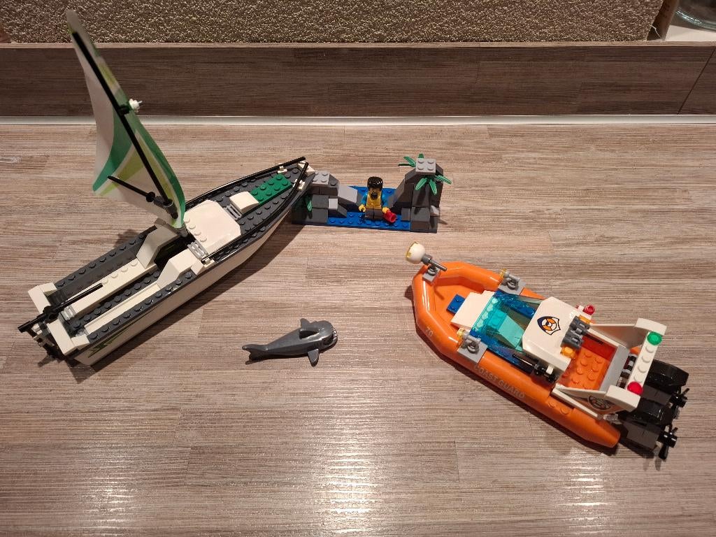 LEGO City -- Zeilboot reddingsactie (60168), Compleet, City, Lego, Ophalen of Verzenden