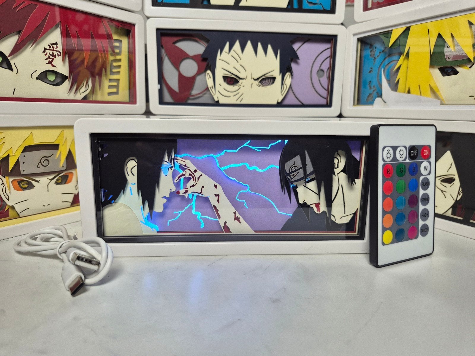 Itachi and sasuke lamp, Ophalen of Verzenden