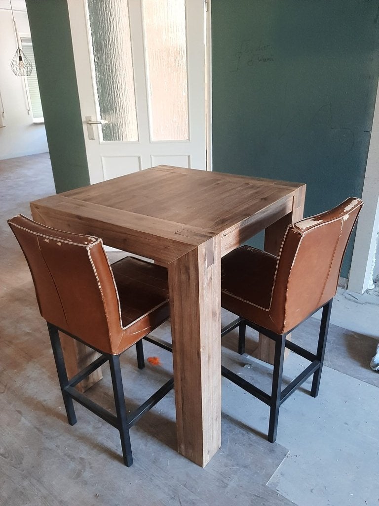Hoge tafel inclusief 2 krukken, Ophalen, Gebruikt