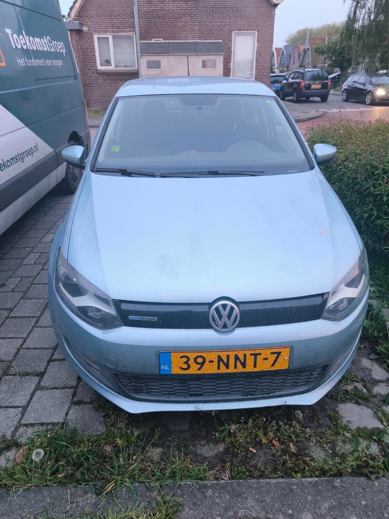 Volkswagen Polo 1.2 TDI 75PK 5D Bluemotion 2010 Blauw, Auto's, Volkswagen, Voorwielaandrijving, 74 pk, 1199 cc, Origineel Nederlands
