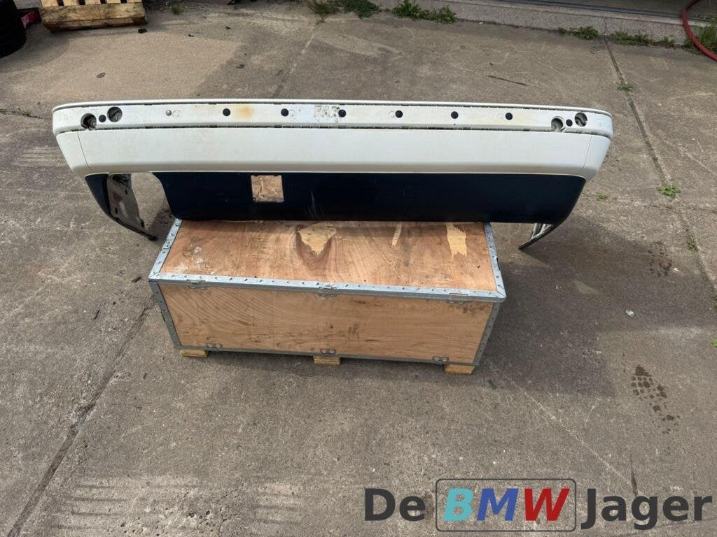 Achterbumper wit BMW 5-serie E34 51121944180, Gebruikt, Ophalen of Verzenden, Achter, Bumper