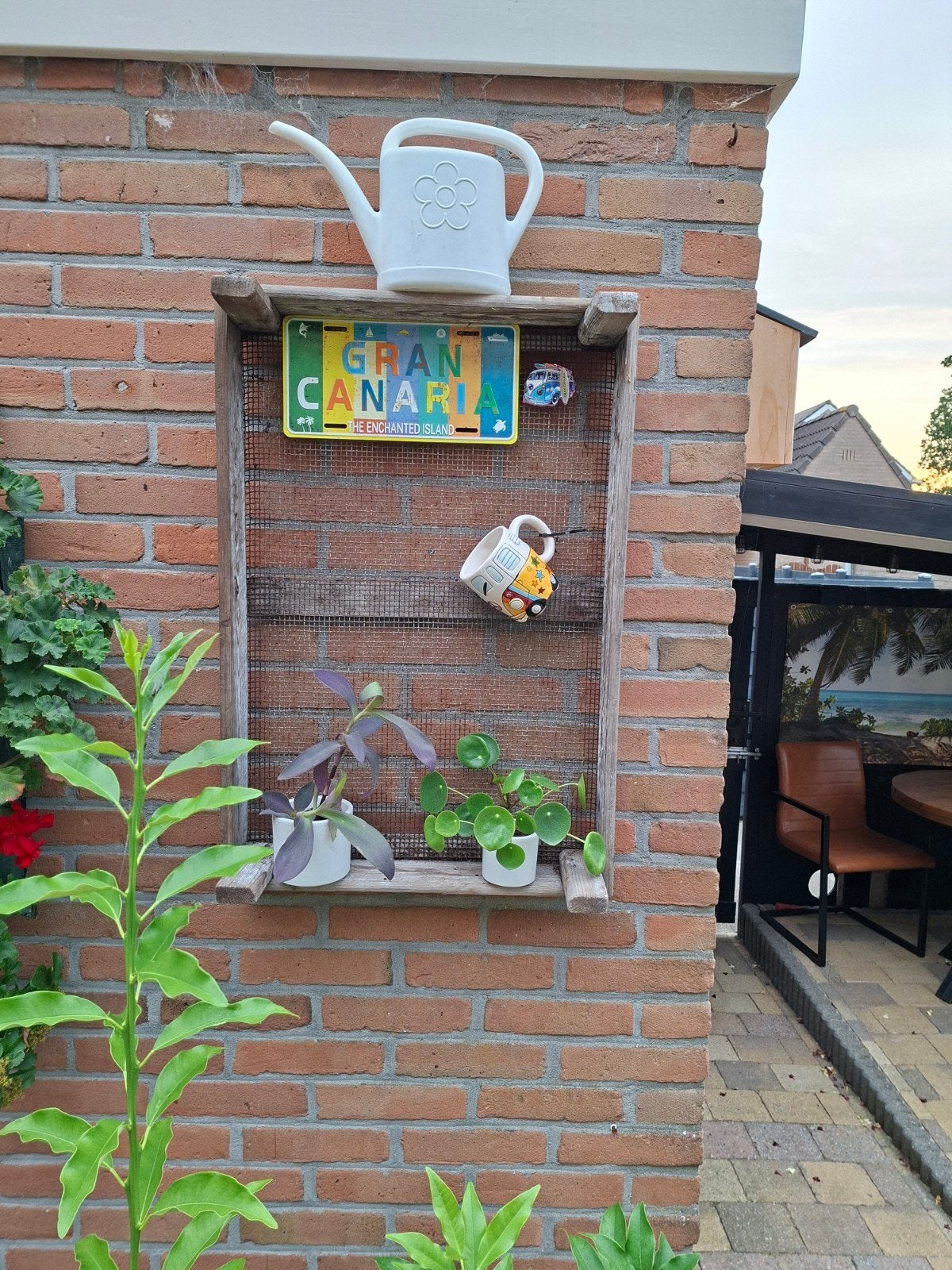 authentieke houten gaasbak, Ophalen, Gebruikt