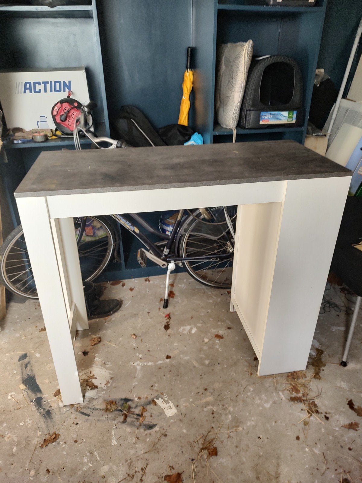 Bar eettafel, Huis en Inrichting, Tafels | Eettafels, Ophalen, Gebruikt, 100 tot 150 cm, Tot twee personen