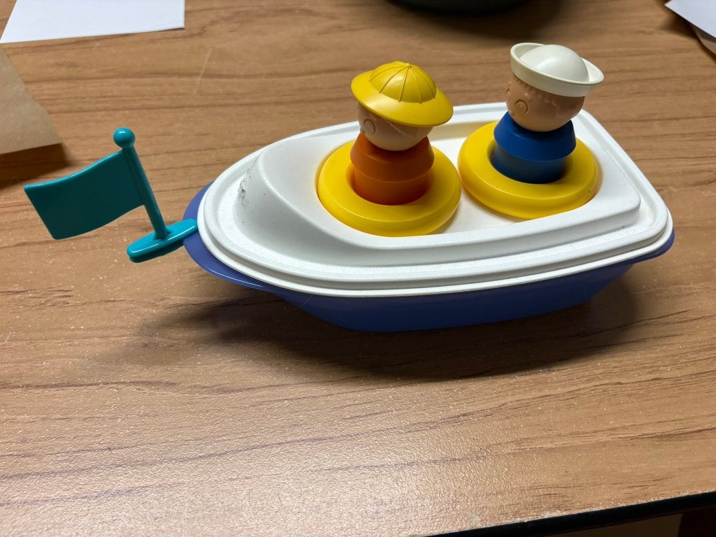 Tupperware Tuppertoys bootje, Ophalen of Verzenden, Nieuw, Blauw, Overige typen