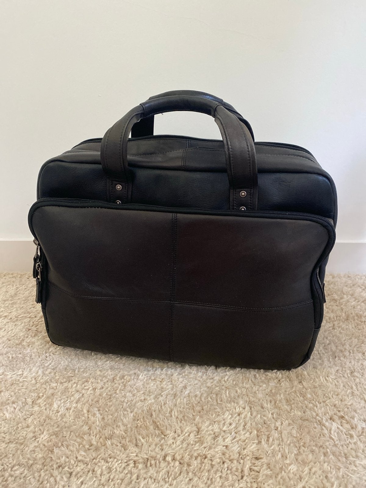 Davidt's Laptoptas op Wieltjes - Zwart, Computers en Software, Laptoptassen, Gebruikt, Trolleytas, Ophalen of Verzenden, Zwart