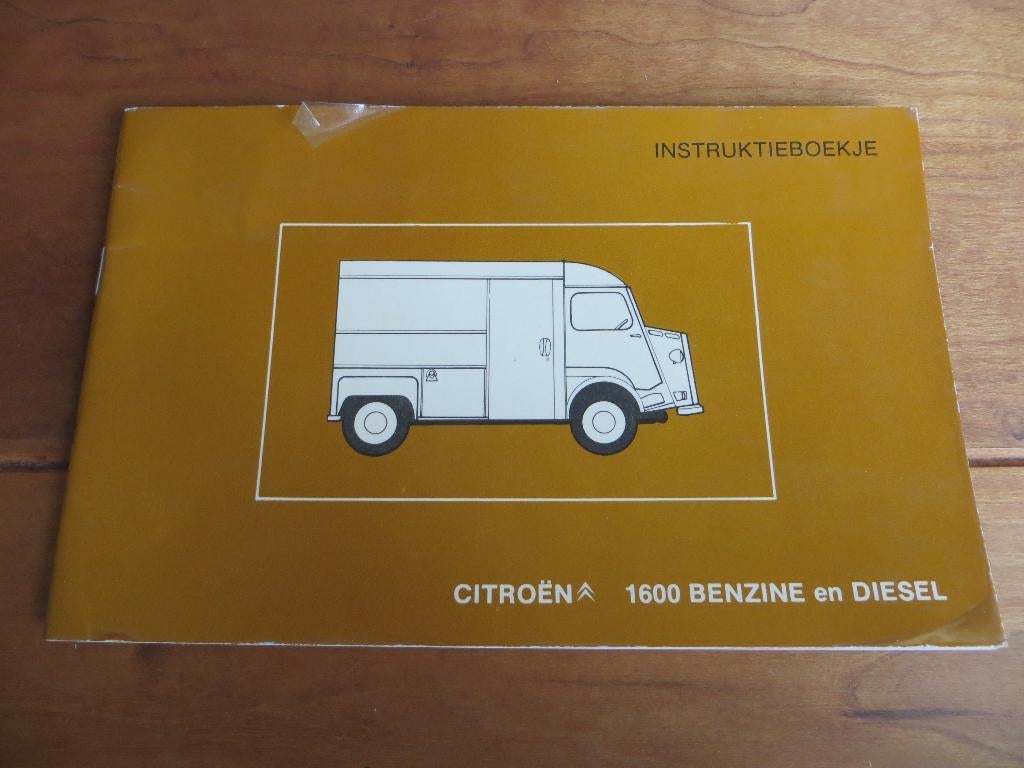 Instructieboek Citroen 1600 bestel (Citroen HY) 1976, mooi!, Ophalen of Verzenden