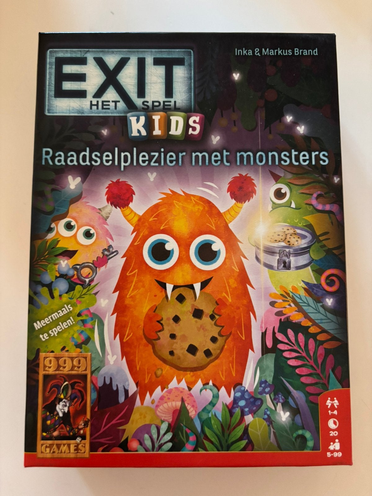 EXIT: Kids - Raadselplezier met monsters 999 Games, Een of twee spelers, Ophalen of Verzenden, Nieuw