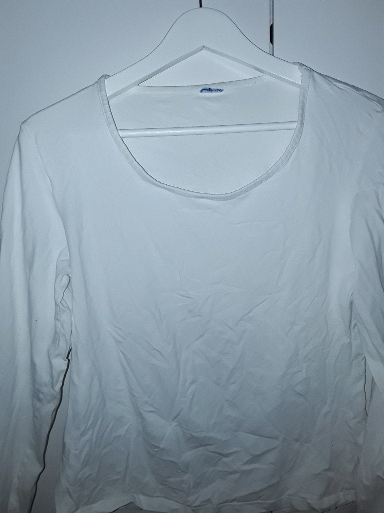 Blue Box Wit Shirt Met Lange Mouwen Maat XL, Blue Box, Wit, Maat 46/48 (XL) of groter, Ophalen of Verzenden