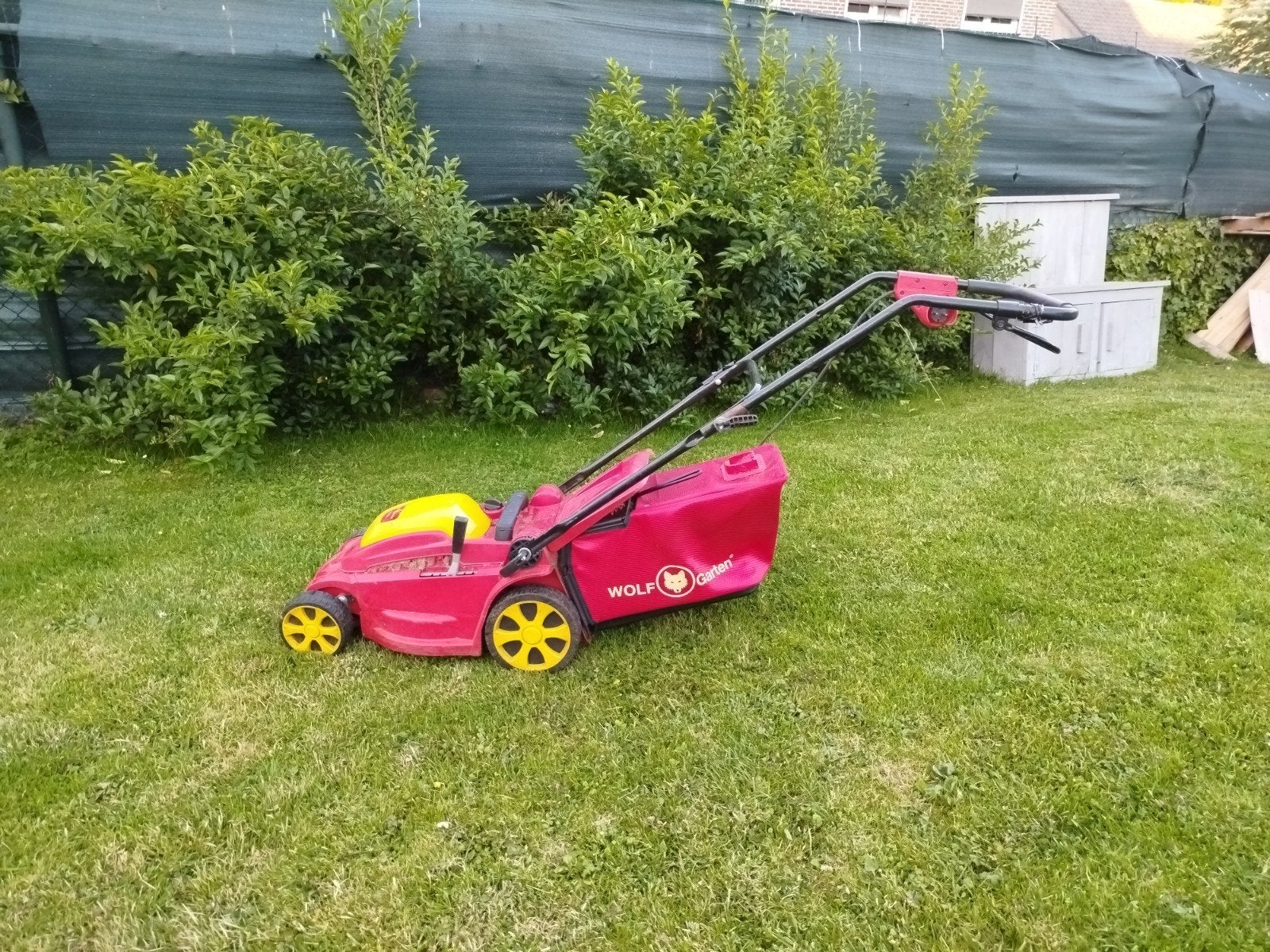 Wolf-Garten A 340 E elektrische grasmaaier, Cirkelmaaier, Gebruikt, Elektrische grasmaaier, Ophalen of Verzenden