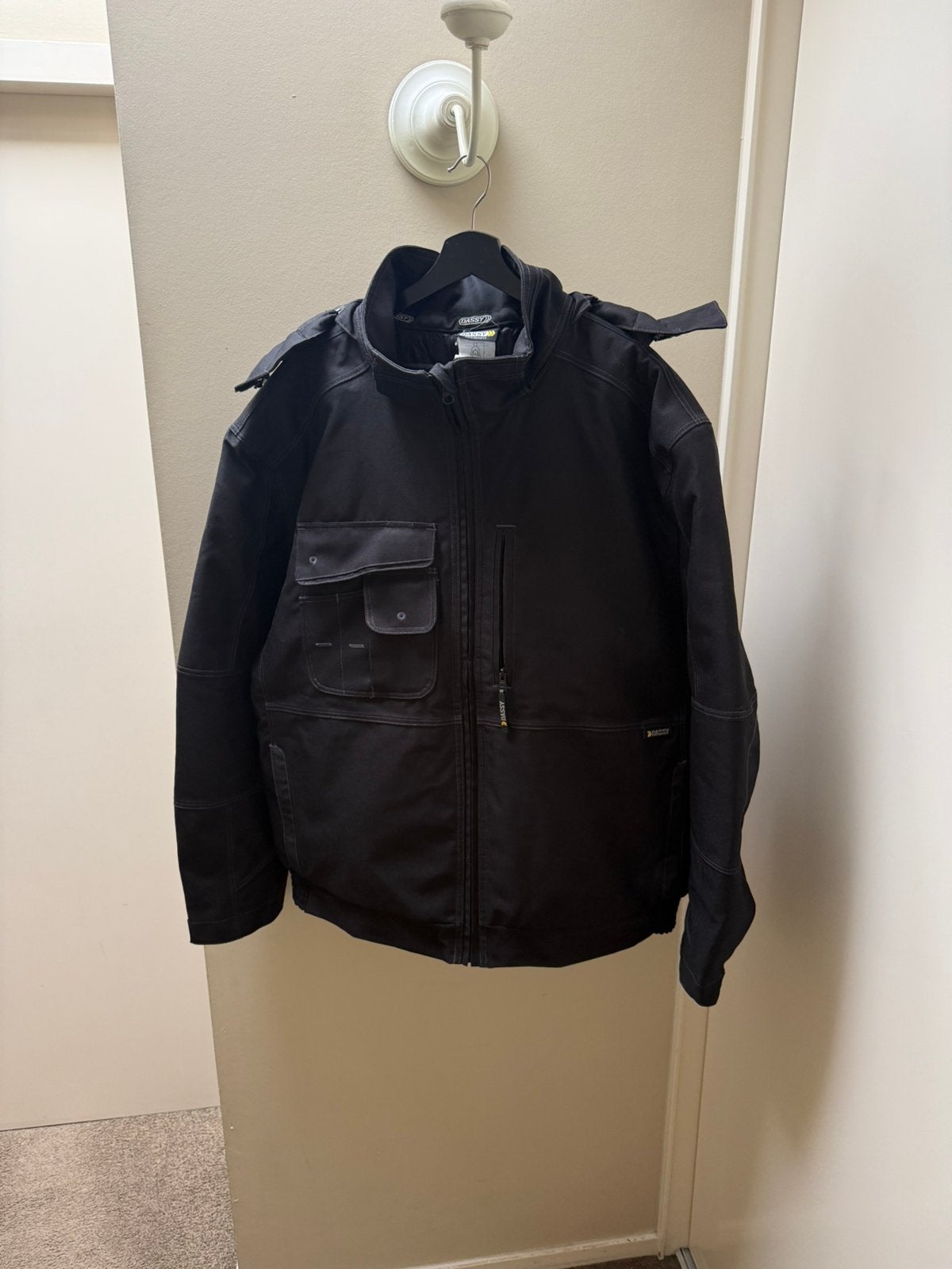 Werkjas heren zwart maat xxl, Kleding | Heren, Ophalen of Verzenden, Zo goed als nieuw, Overige maten, Zwart