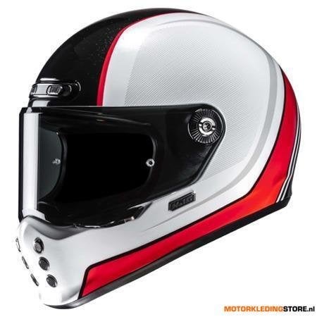 HJC V10 Hodu Integraalhelm, Wit-Rood, Ophalen of Verzenden, Nieuw met kaartje