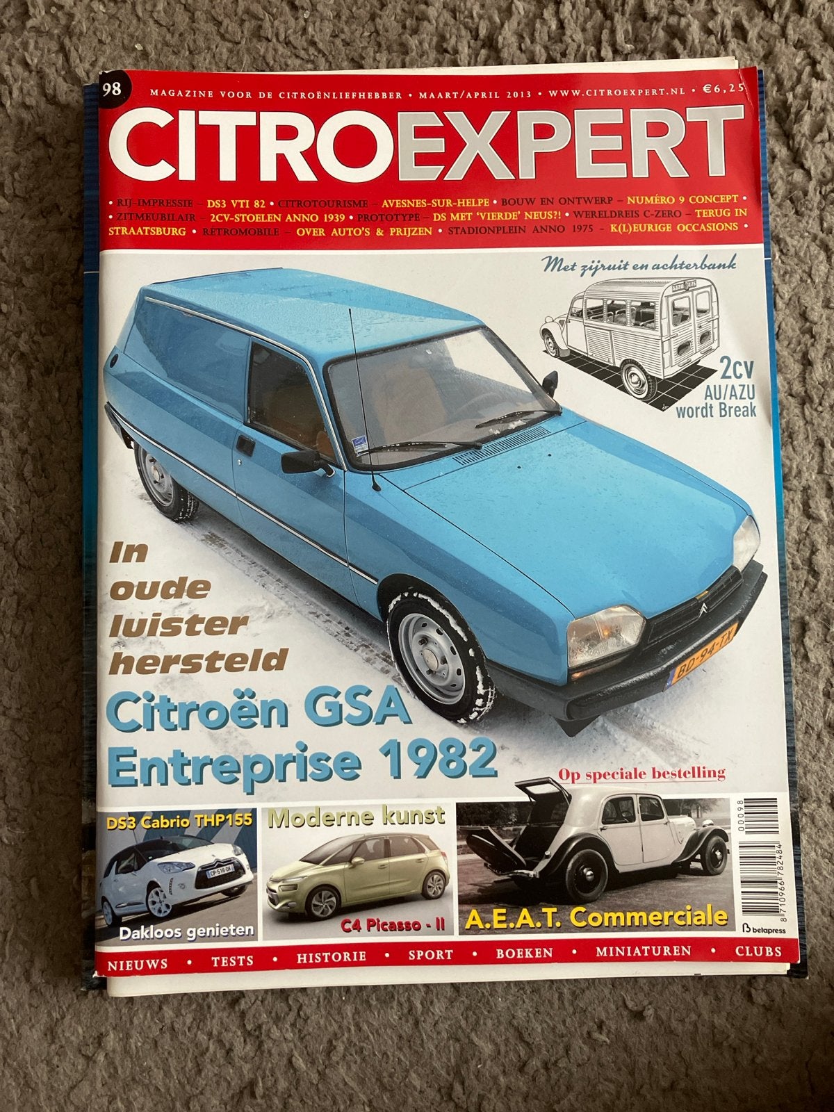 CitroExpert Magazine Maart/April 2013 - Citroën GSA, Ophalen of Verzenden, Gelezen, Citroën